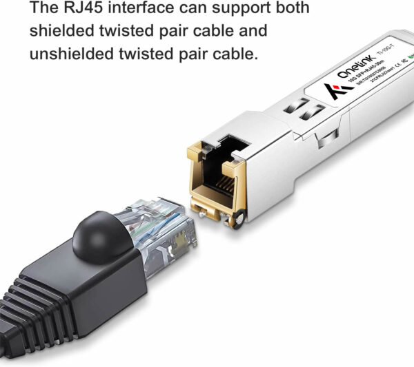 10GBASE-T SFP+ to RJ45 Transceiver