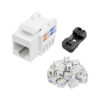 CAT6 Keystone Jack 90deg 50pc Pack
