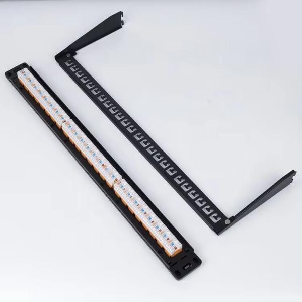 OneLink Keystone 24port Patch Panel Loaded UTP Cat6 Coupler 24pc