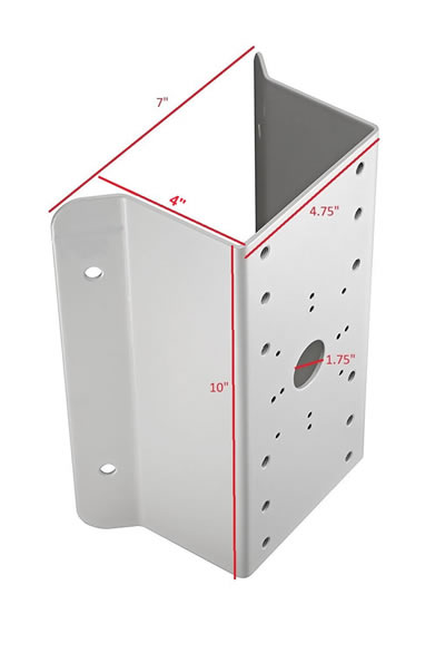 CCTV Wall Corner Mount Brackets Hikvision DS-1275ZJ PM