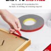 Indutrial Double Sided Acrylic Foam Adhasive VHB Tape Heavy Duty 12mm