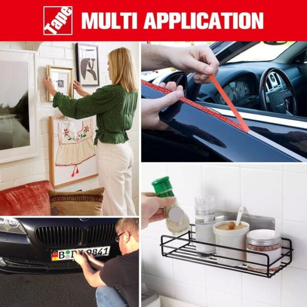 Indutrial Double Sided Acrylic Foam Adhasive VHB Tape Heavy Duty 12mm